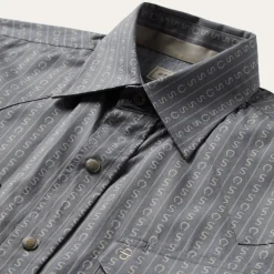 Horseshoe Stripe Print Shirt