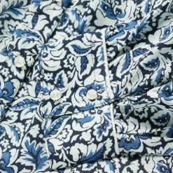 Indigo Tapestry Print Blouse