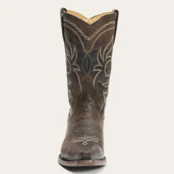 Iris Mid-Calf Embroidered Boot