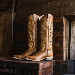 Jules Hand Tooled Leather Boot