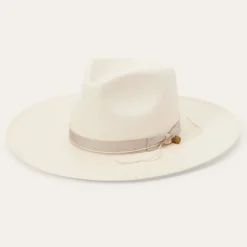 JW Marshall Straw Flat Brim Hat