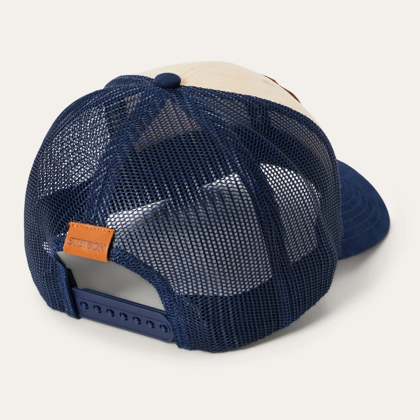 Khaki Arrowhead Patch Trucker Cap