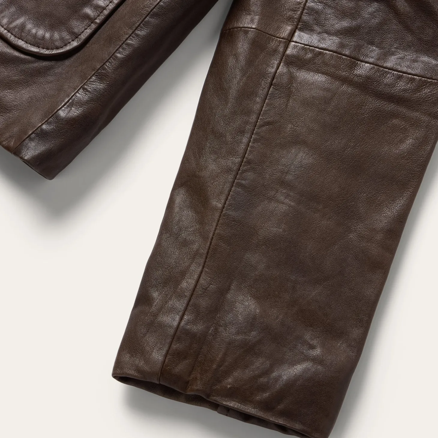 Lamb Leather Cropped Jacket