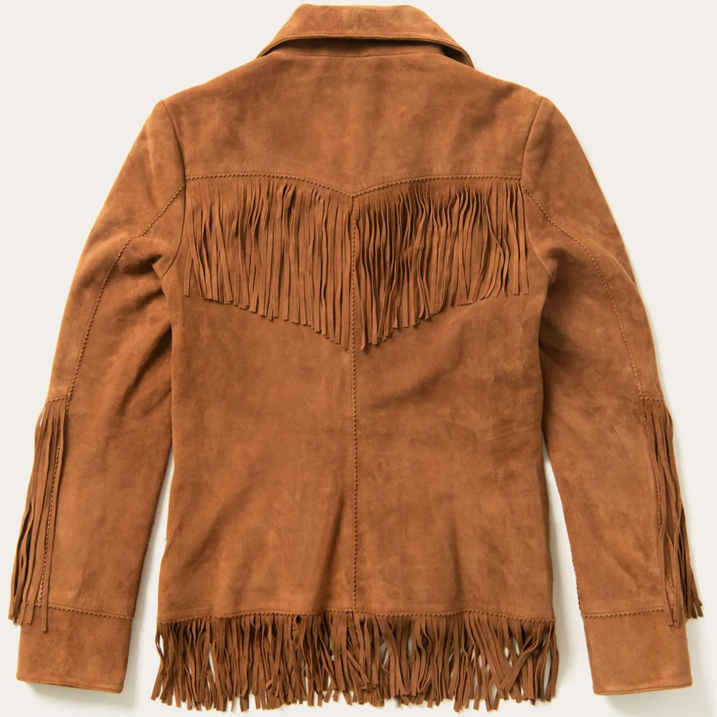 Lamb Suede Fringed Jacket
