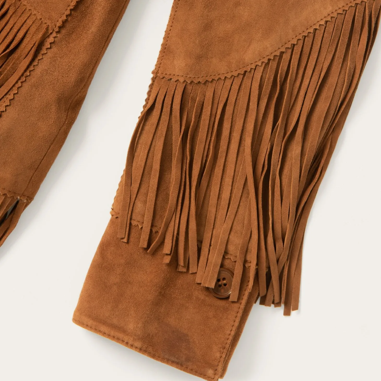 Lamb Suede Fringed Jacket