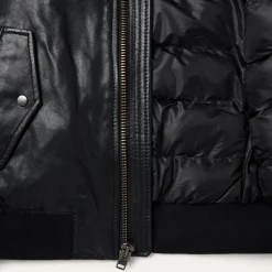 Leather Bomber Jacket