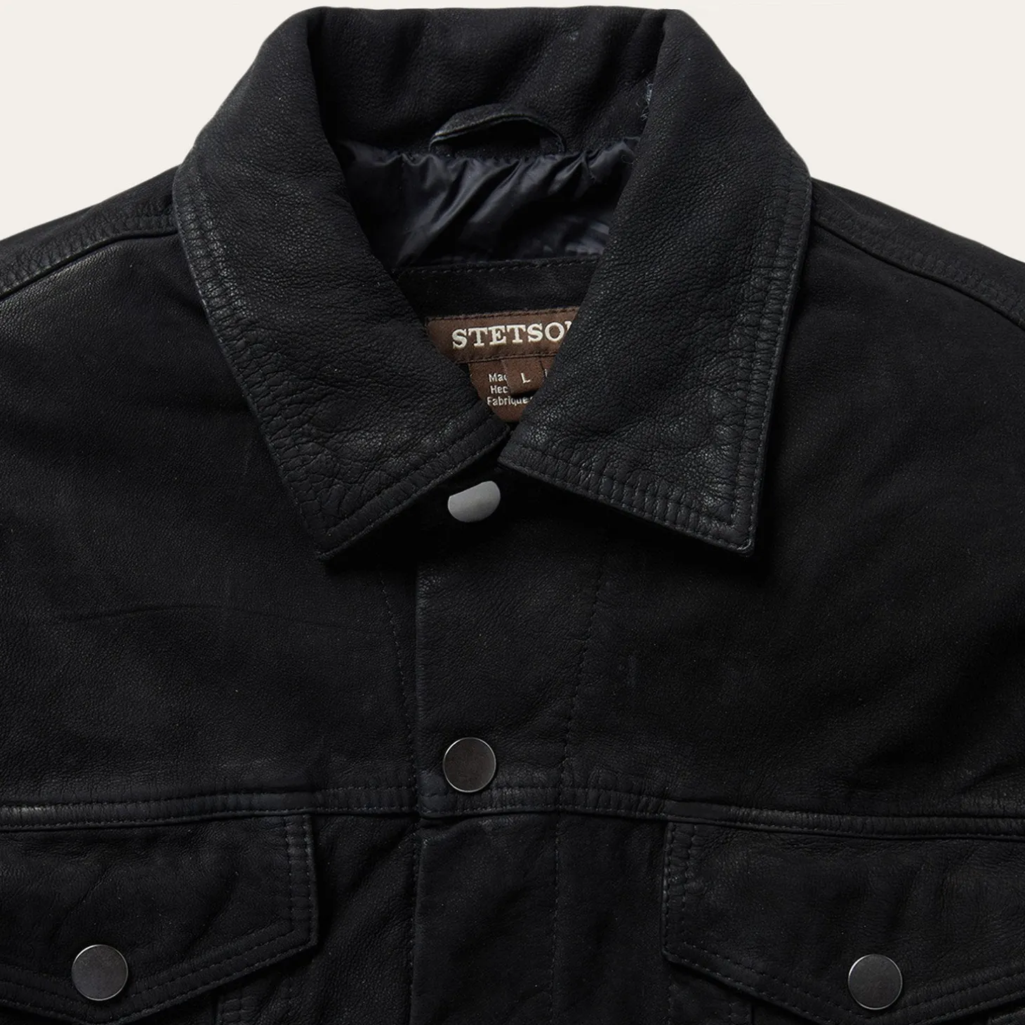 Leather Jean Jacket