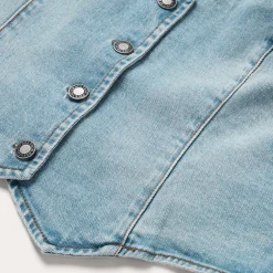 Light Rinse Denim Vest