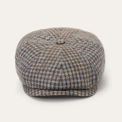 Linen/Cotton Houndstooth Hatteras