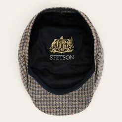 Linen/Cotton Houndstooth Hatteras