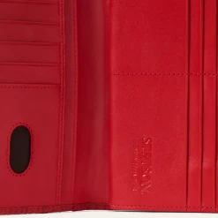 Lizard Embossed Front Flap Wallet