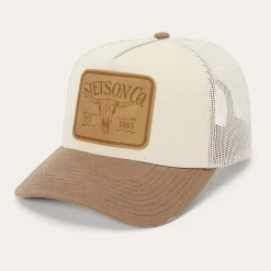 Longhorn Patch Trucker Hat