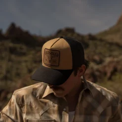 Longhorn Patch Trucker Hat