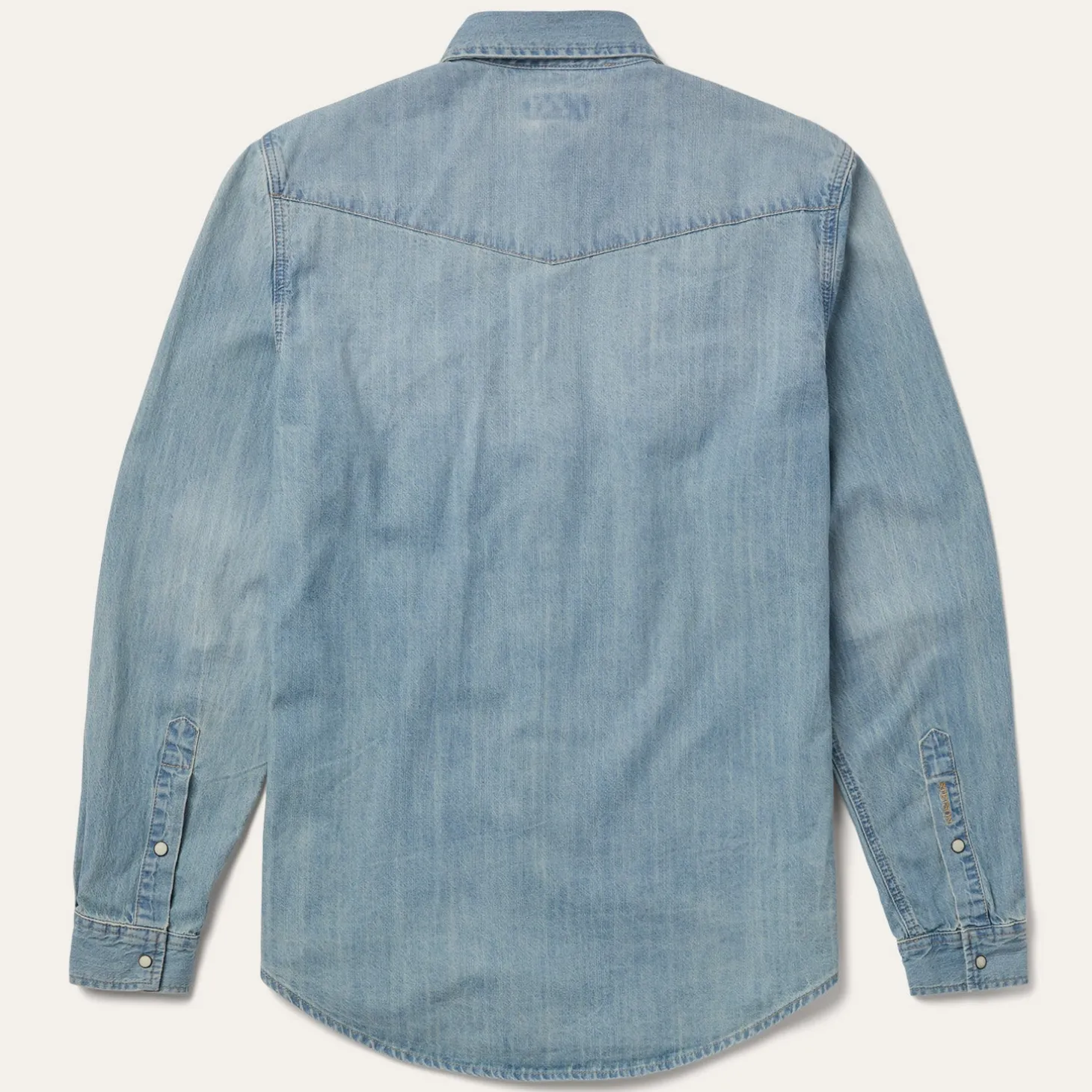 Long-Sleeved Denim Shirt
