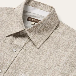 Medallion Print Western Shirt