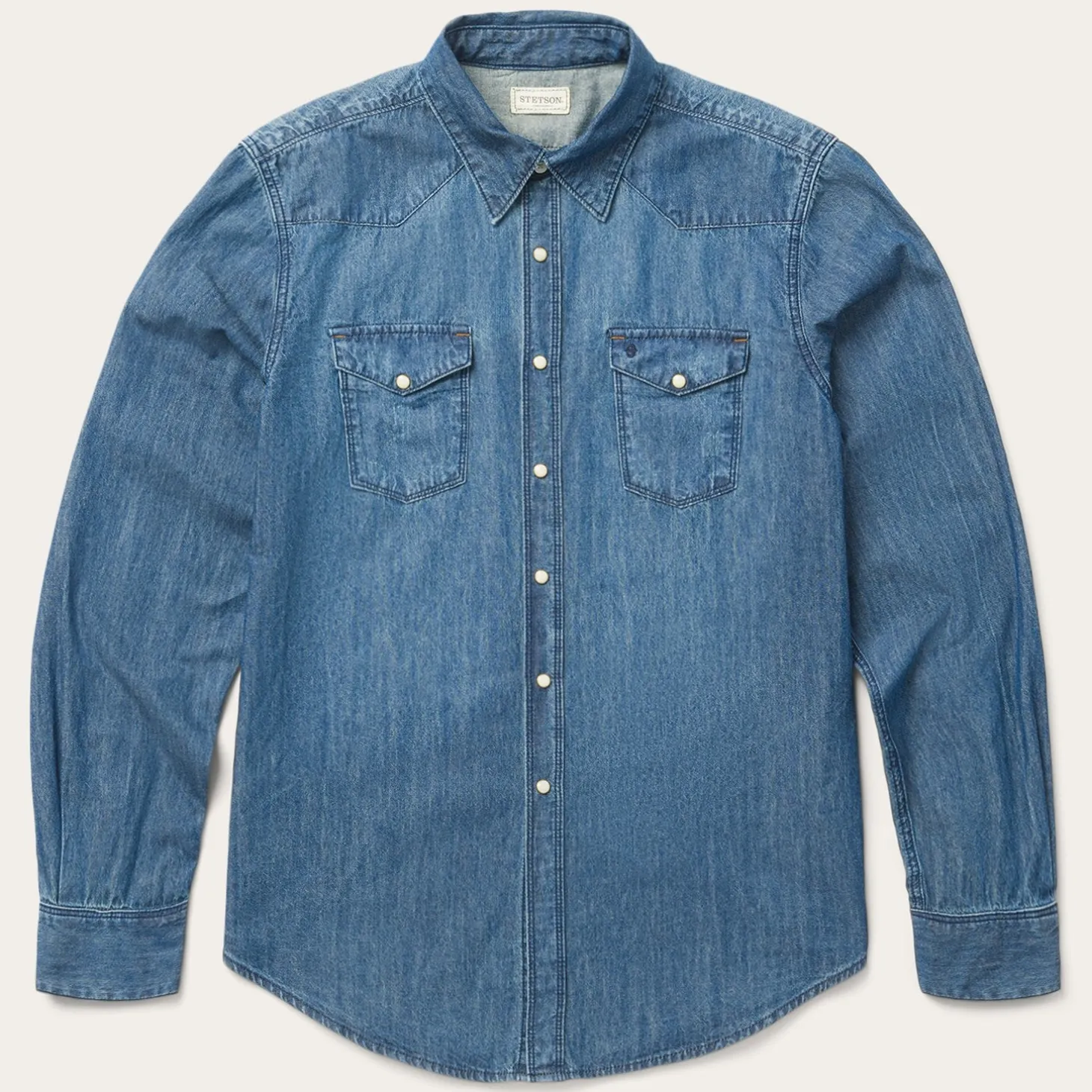 Medium Blue Denim Shirt
