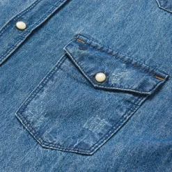 Medium Blue Denim Shirt