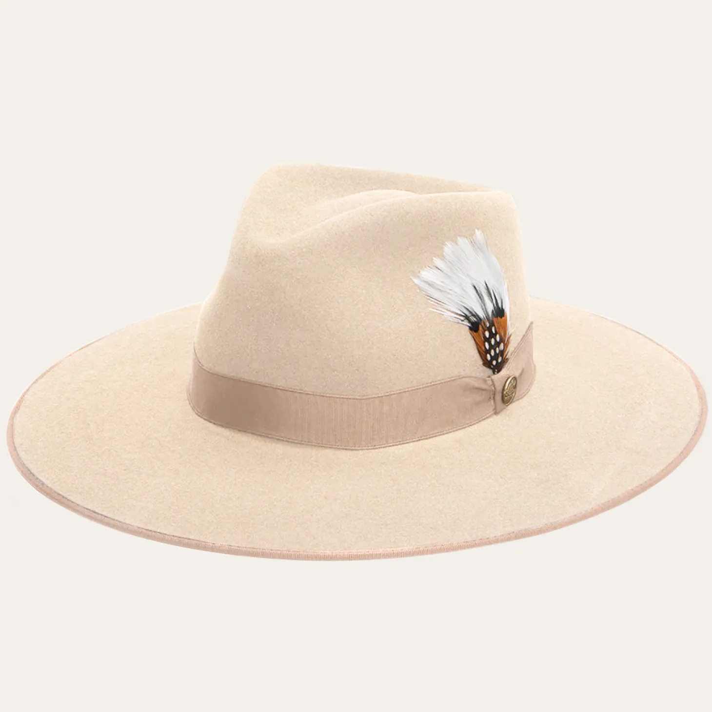 Midtown Wide Flat Brim Hat