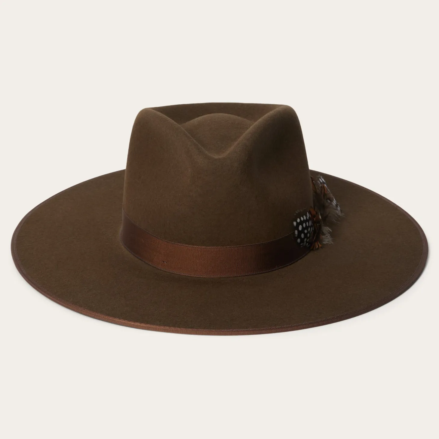 Midtown Wide Flat Brim Hat