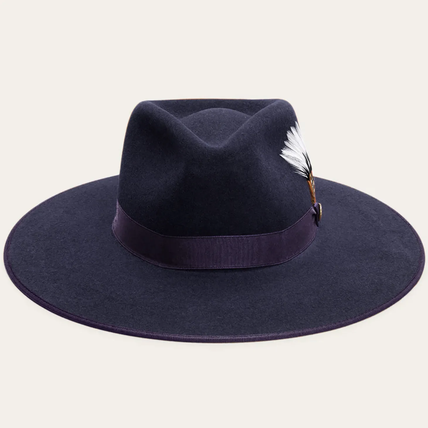 Midtown Wide Flat Brim Hat