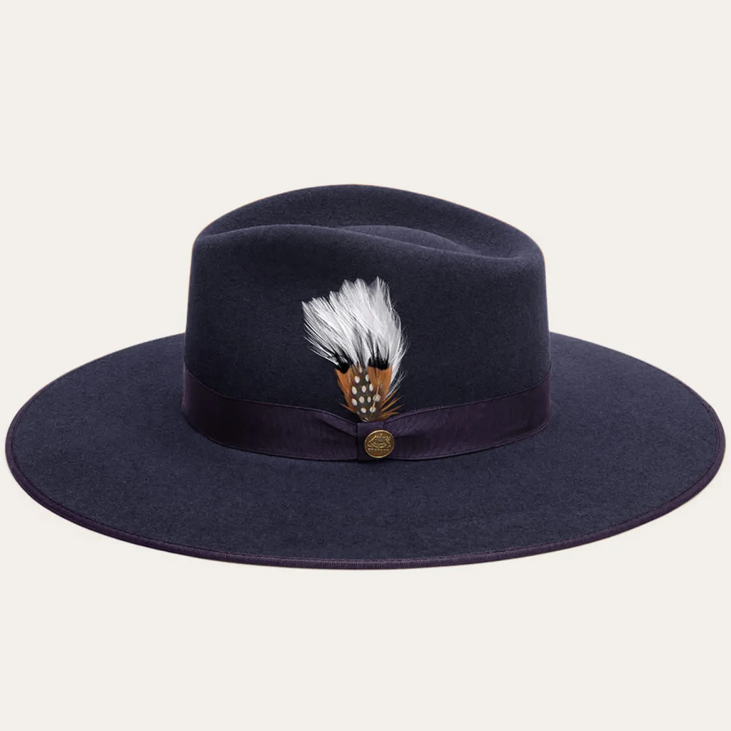 Midtown Wide Flat Brim Hat