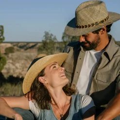 Olive Oxford Short Sleeve Western Shirt