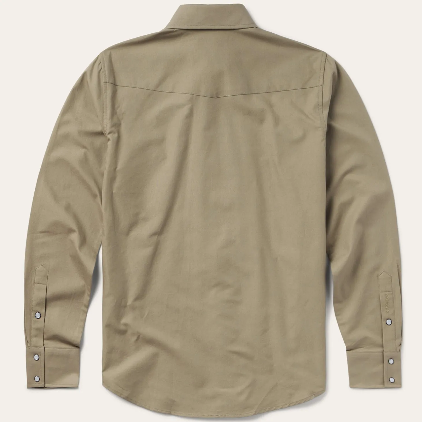 Olive Oxford Western Shirt