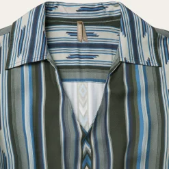 Olive Serape Print Western Dress