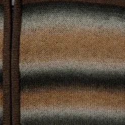 Ombre Border Stripe Cardigan