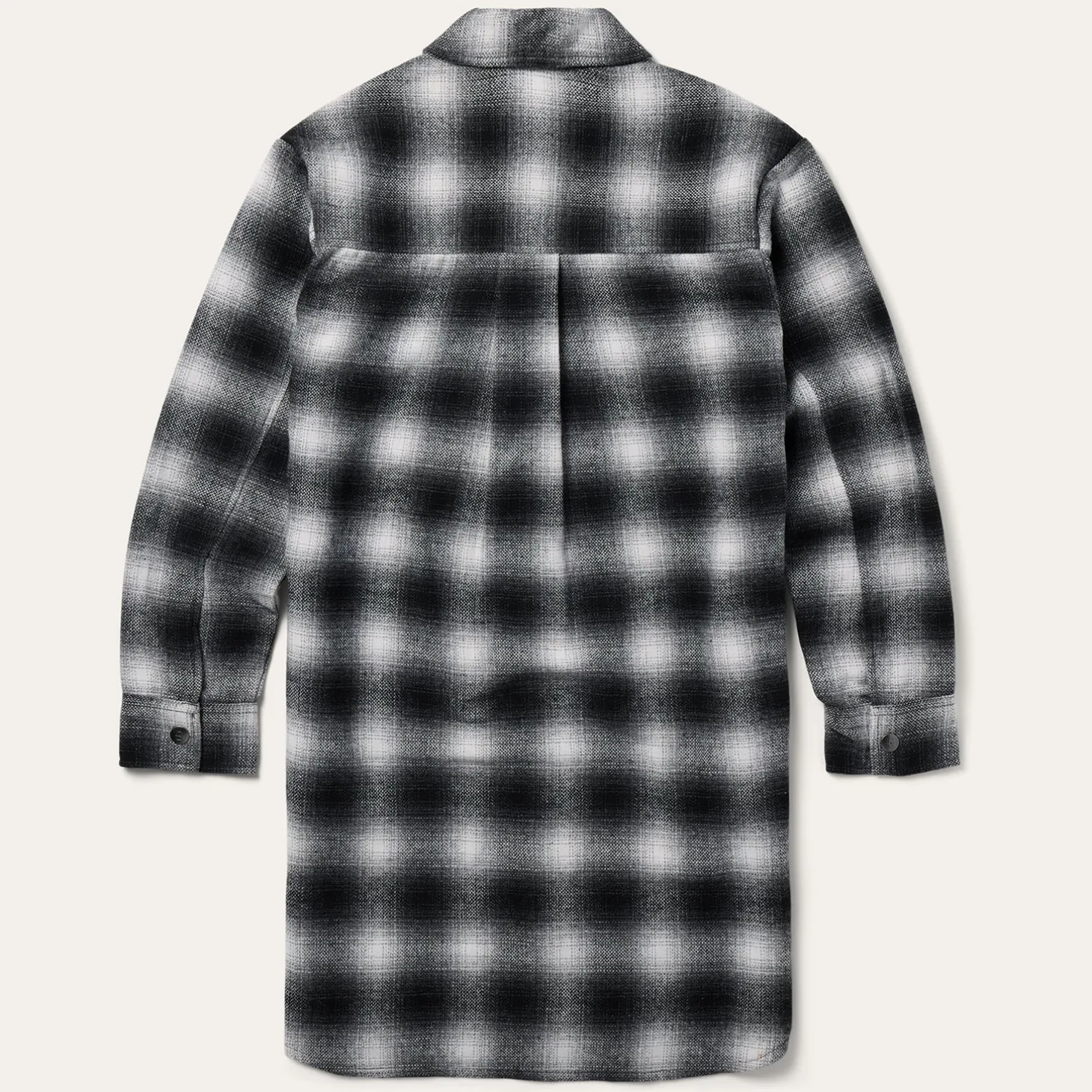 Ombre Oversized Shirt Jacket