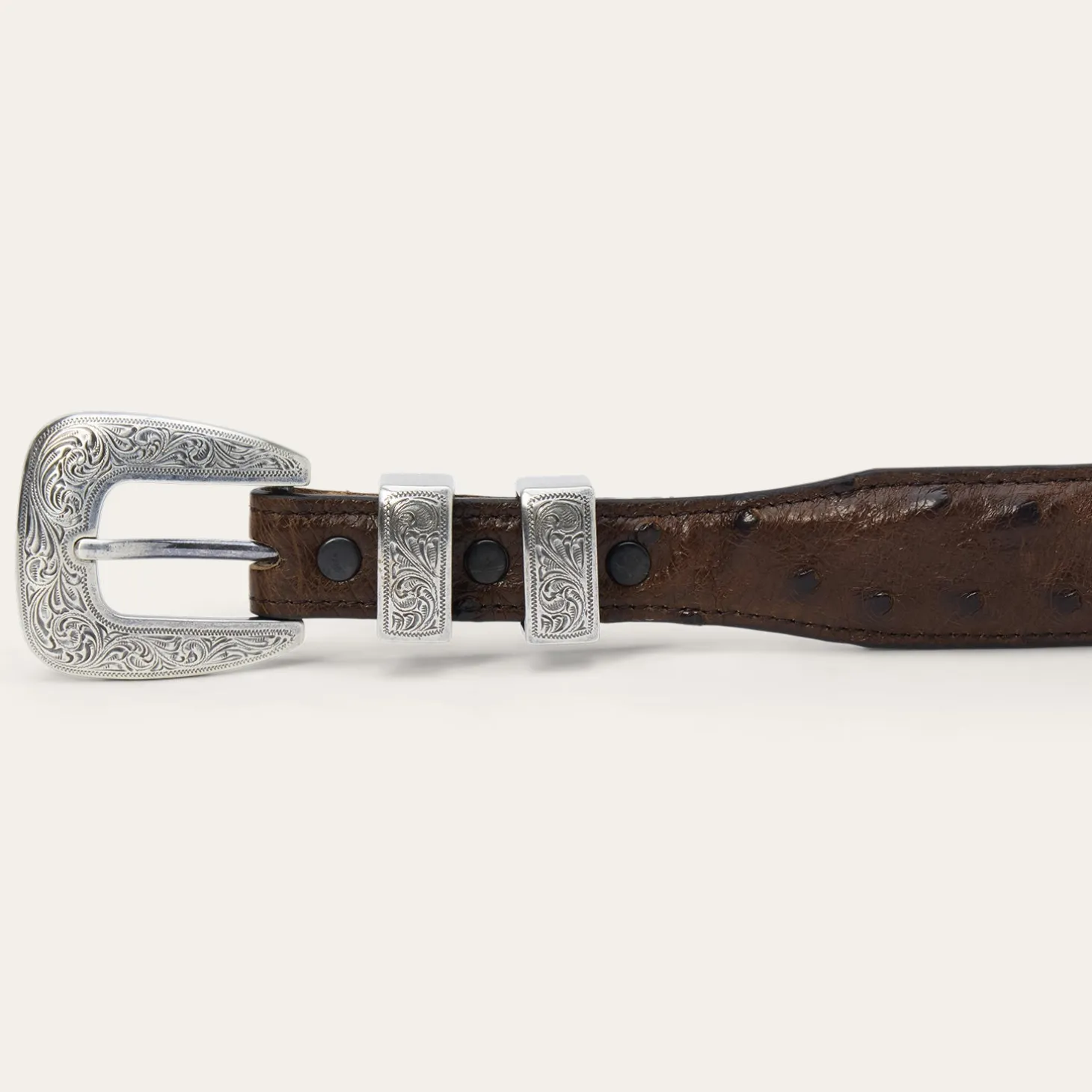 Ostrich Tapered Belt