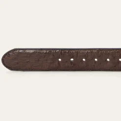 Ostrich Western Tab Belt