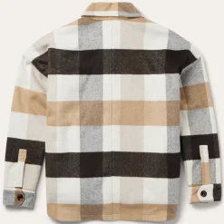 Oversize Plaid Shirt Jacket