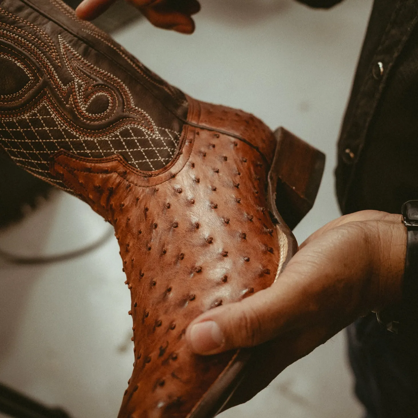 Ozzy Ostrich Boot