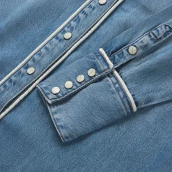 Piped Denim Shirt