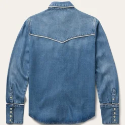 Piped Denim Shirt