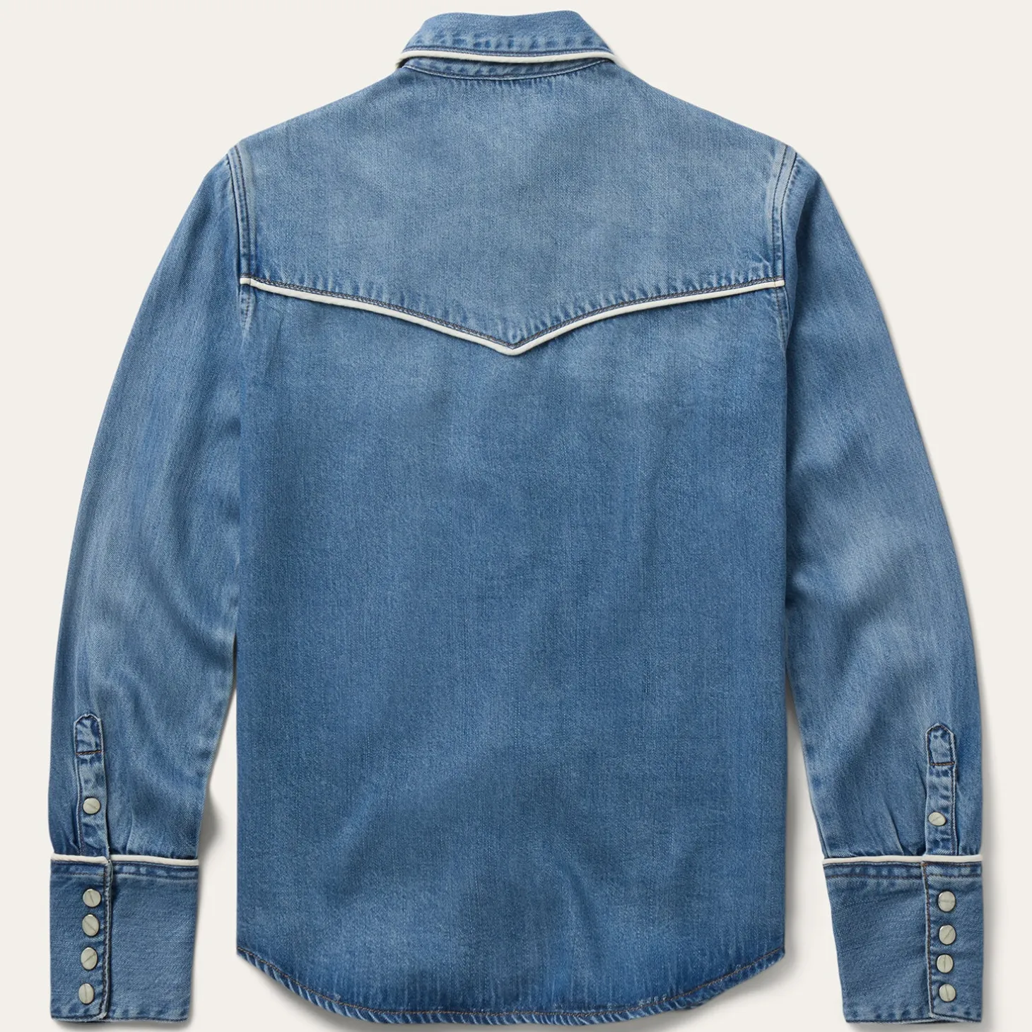 Piped Denim Shirt