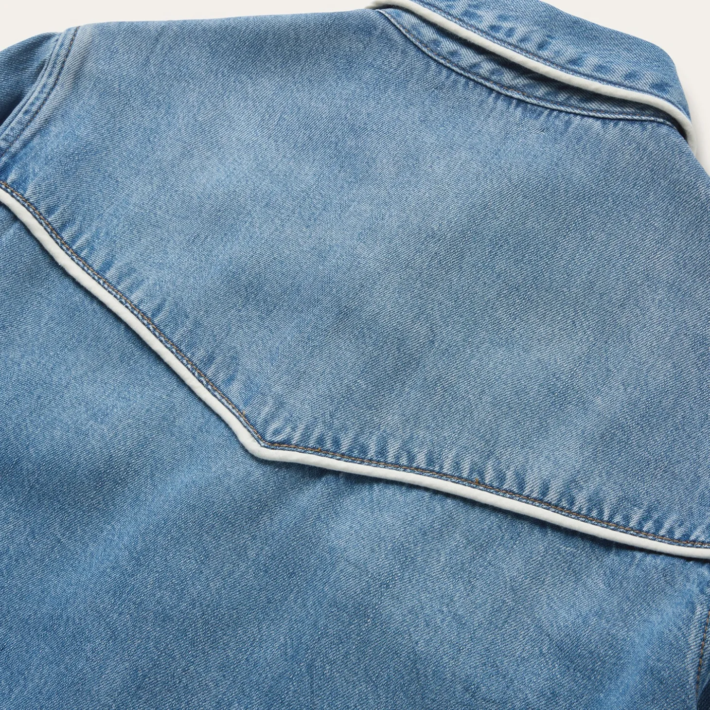Piped Denim Shirt