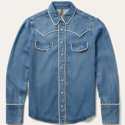 Piped Denim Shirt