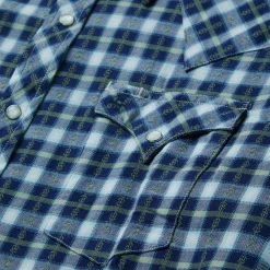 Plaid Twill Dobby Western Shirt