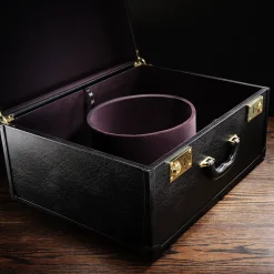 Premium Leather Hat Case
