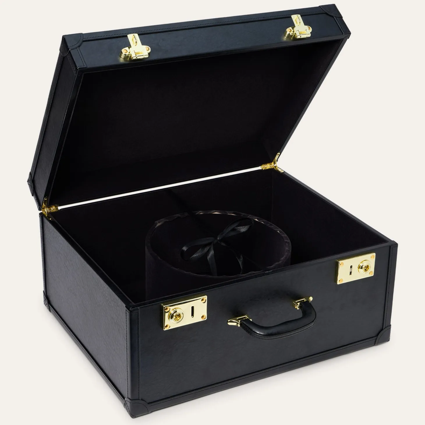 Premium Leather Hat Case