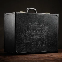 Premium Leather Hat Case