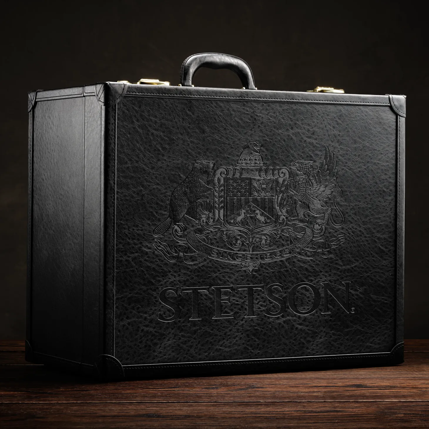 Premium Leather Hat Case
