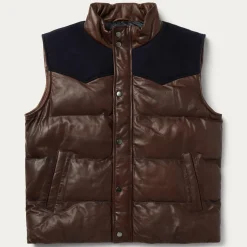 Quilted Leather Vest