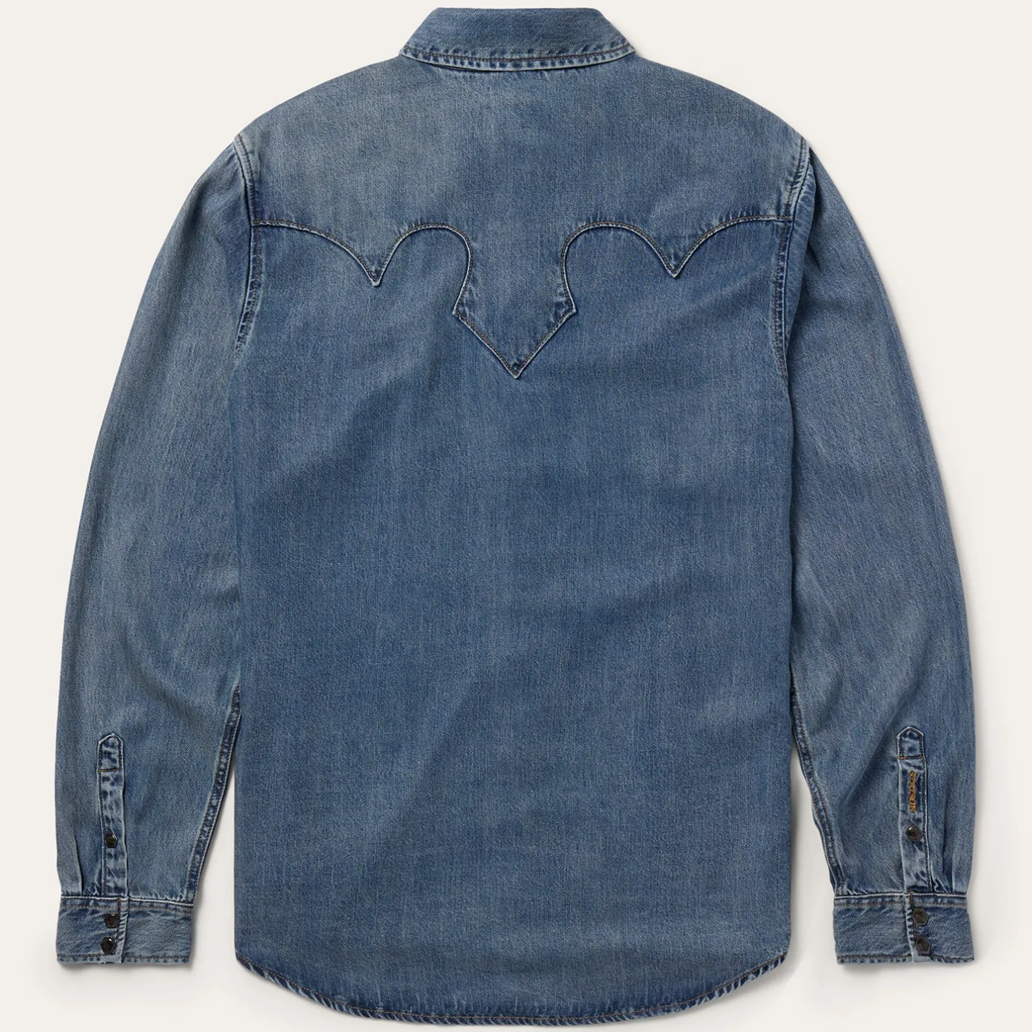 Retro Denim Western Shirt
