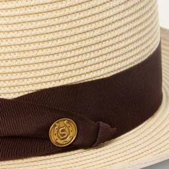 Rosebud Straw Fedora