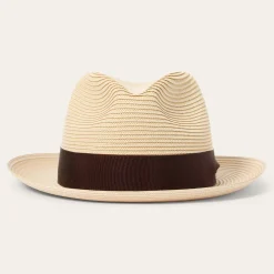 Rosebud Straw Fedora