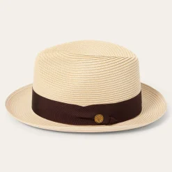 Rosebud Straw Fedora