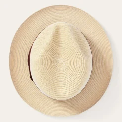 Rosebud Straw Fedora
